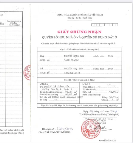 Bán Nhà Mặt Tiền 13D Lê Thánh Tôn, Bến Nghé, Quận 1