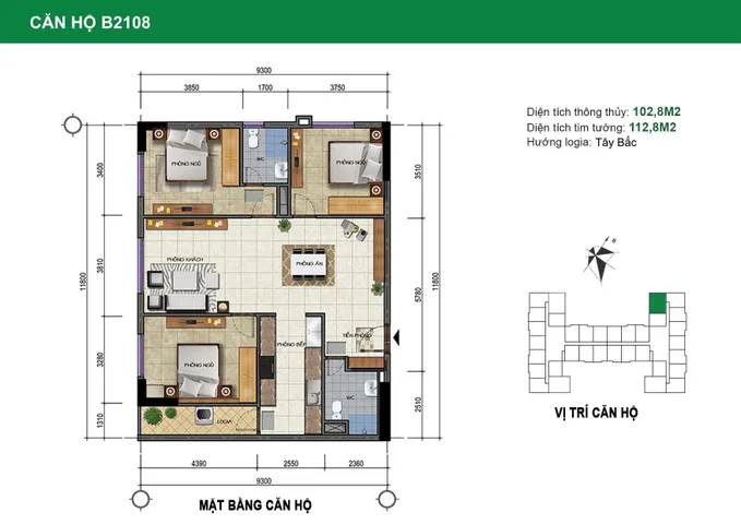 Cho thuê Căn hộ chung cư 102m2 giá 16 triệu tại - Chọn - Phường Thanh Xuân Trung Quận Thanh Xuân Hà Nội