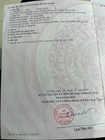 🆘Bán Đất 623.7m2 giá 700 triệu tại - P. TÂN THÀNH 700TR - LỘ 2,5m xe 7 chỗ tới nơi 🆘