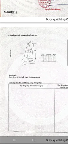 Bán Đất 330m2 có sẵn 75 m2 thổ cư giá 190 triệu tại Xã Tân Phong Huyện Tân Biên Tây Ninh