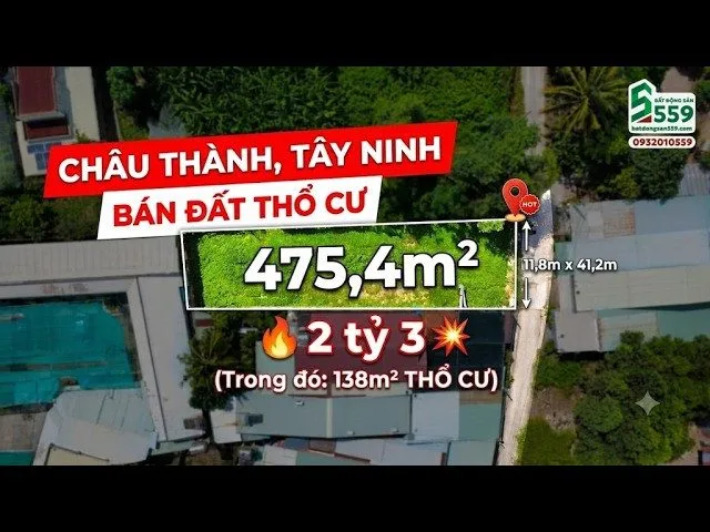 Bán đất tại Xã Châu Thành, Tây Ninh