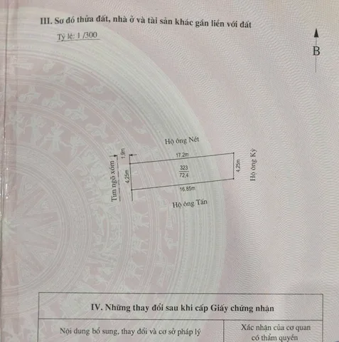 Bán Đất 72m2 có sẵn 72 m2 thổ cư giá 1.85 tỷ tại - Chọn - Xã Nam Sơn Huyện An Dương Hải Phòng
