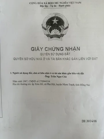 Bán Nhà riêng 127m2 có sẵn 89.5 m2 thổ cư giá 6.8 tỷ tại Thị trấn Long Thành Huyện Long Thành Đồng Nai