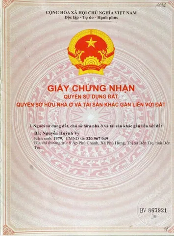 Bán nhà tại 32 Huyền Quang, Phường Tân Định, Quận 1, HCM.