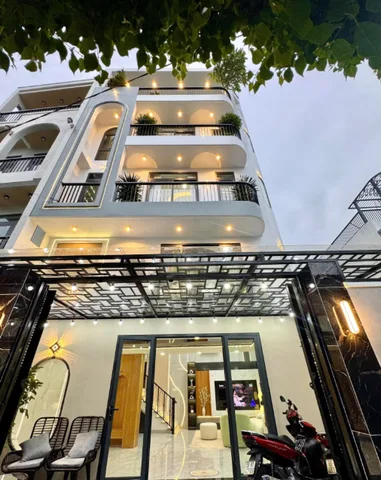 Villa nhà phố 5 tầng xây mới - ngang 8m (gần 88m²) - hẻm thông, xe hơi đậu cửa - Nguyễn Văn Lượng - P.AHĐ (P16 Gò Vấp cũ) - 8 tỷ nhỉnh TL
