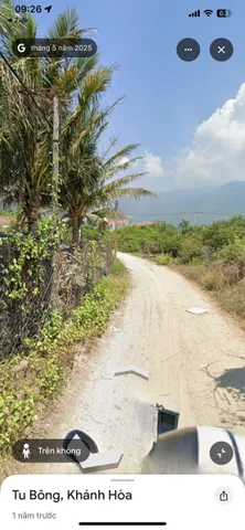 Bán Đất 92.5m2 có sẵn 92.5 m2 thổ cư giá 1.57 tỷ tại Xã Tu Bông Huyện Vạn Ninh Khánh Hòa