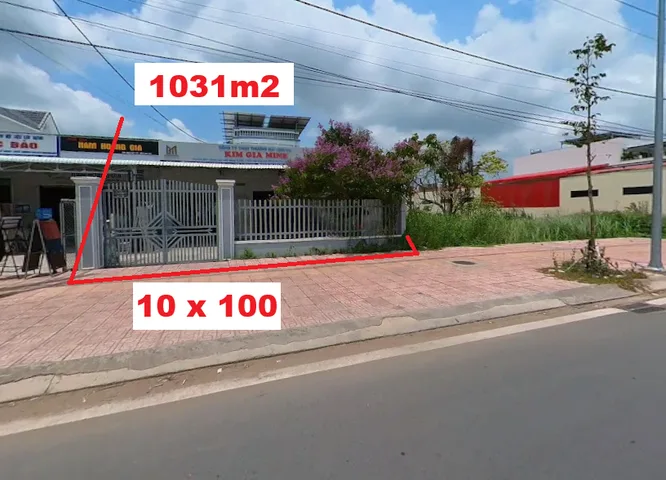 Bán Nhà riêng 1031m2 có sẵn 502 m2 thổ cư giá 19 tỷ tại Phường 3 Thành phố Vĩnh Long Vĩnh Long