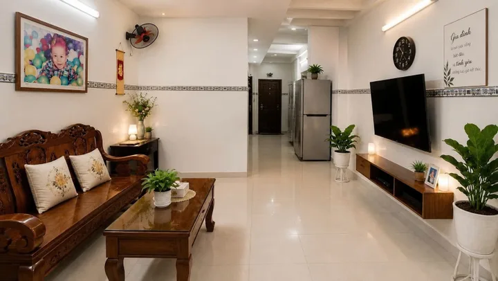 Bán nhà hẻm xe hơi Thạnh Lộc 16 Quận 12, 51.2m2, 2 tầng, sổ hoàn công, 4,1 tỷ