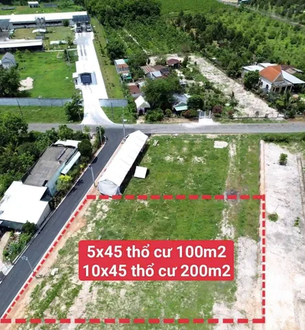 Bán Đất 250m2 có sẵn 100 m2 thổ cư giá 545 triệu tại - Chọn - Xã Minh Thạnh Huyện Dầu Tiếng Bình Dương