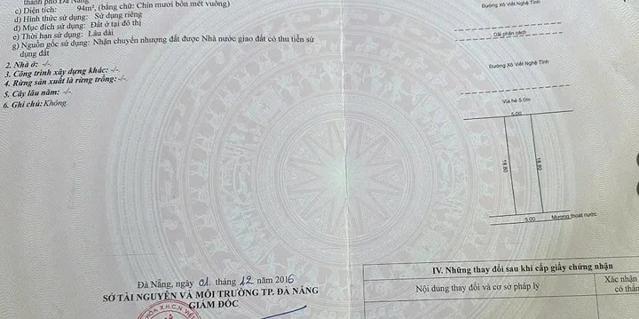 BÁN LÔ MT XÔ VIẾT NGHỆ TĨNH-TRỤC KINH DOANH CHÍNH HÒA CƯỜNG-95M2-15.5 TỶ
