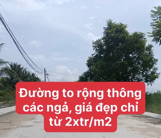 Bán Đất 187m2 có sẵn 187 m2 thổ cư giá 4.89 tỷ tại Đường ĐT 824 Xã Hựu Thạnh Huyện Đức Hòa Long An