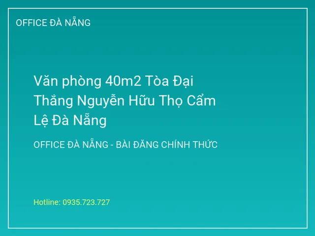 Cho thuê Nhà riêng 40m2 giá 8 tại - Chọn - Phường Hòa An Quận Cẩm Lệ Đà Nẵng