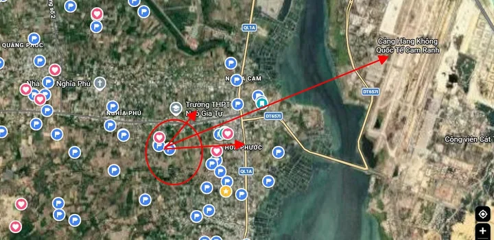 Bán Đất 175m2 có sẵn 175 m2 thổ cư giá 1 tỷ tại Phường Cam Nghĩa Thành phố Cam Ranh Khánh Hòa