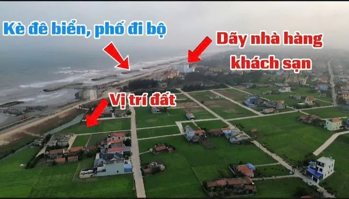 BÁN ĐẤT BIỂN SÁT BÃI TẮM GẦN KHU KINH TẾ NINH CƠ > GIÁ CHỈ HƠN 1 TỶ /1 LÔ LH 0963989690