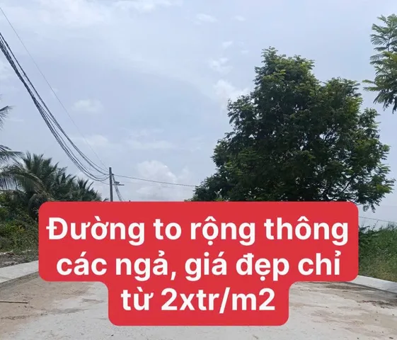 Bán Đất 187m2 có sẵn 187 m2 thổ cư giá 4.89 tỷ tại Đường Tỉnh lộ 824 Thị trấn Đức Hòa Huyện Đức Hòa Long An