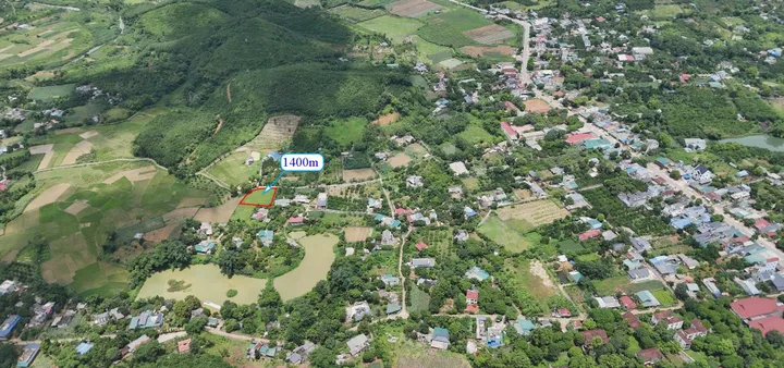Bán Đất nghỉ dưỡng gia đình 1.400m², kế bên V-Resort, Kim Bôi - Chỉ 2,x tỷ