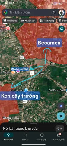 Chủ ngộp cần ra gấp 1 cặp liền kề 500m2 có sẵn 200m2 thổ cư, giá 800tr, cách KCN Cây Trường 5 phút di chuyển.