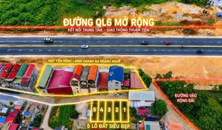 Bán đất làn 2 QL6 Xuân Mai Chương Mỹ, ô tô thông, giá Sốc