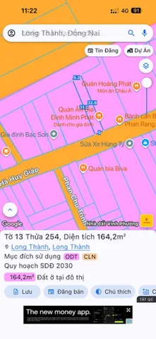 Bán Nhà riêng 164m2 có sẵn 65 m2 thổ cư ngay trung tâm long thành.