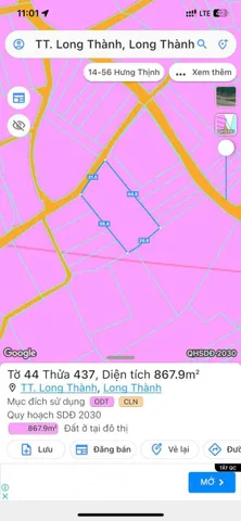 Bán Nhà riêng 869m2 có sẵn 200 m2 thổ cư giá 13 tỷ tại - Chọn - Thị trấn Long Thành Huyện Long Thành Đồng Nai