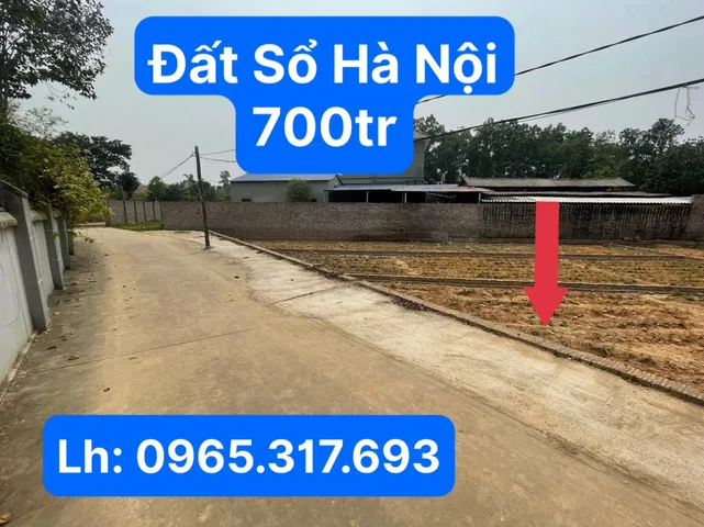 Bán Đất 100m2 có sẵn 100 m2 thổ cư giá 700 triệu tại - Chọn - Thị trấn Sóc Sơn Huyện Sóc Sơn Hà Nội