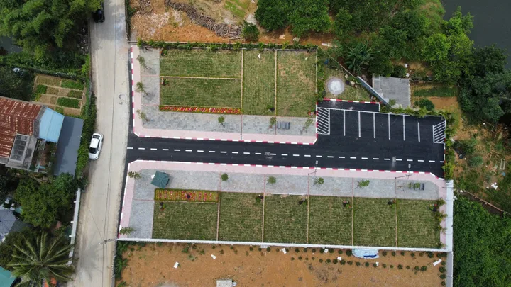 Bán lô đất ngay sát ngã ba chợ Hòa Lạc full thổ cư.