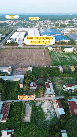 Bán nhanh 470m2 có sẵn 120 m2 thổ cư giá 595 triệu sát vách KCN Minh Hưng tại Phường Minh Hưng Đồng Nai