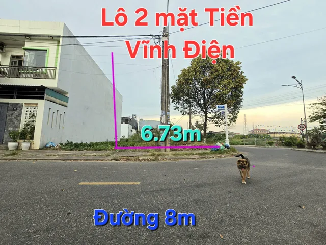 🌟 Nợ ngân hàng ra đi nhanh lộ đất 2 mặt tiền kinh doanh Vĩnh Điện giá cực tốt
