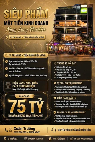💎 SIÊU PHẨM DÒNG TIỀN – GIÁ 75 TỶ