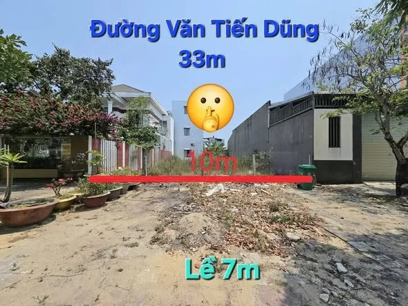 Lô đất mặt tiền đường 33m, ngang 10m trục chính Văn Tiến Dũng
