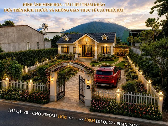 Bán Đất 344m2 có sẵn 100 m2 thổ cư Đức Trọng Lâm Đồng
