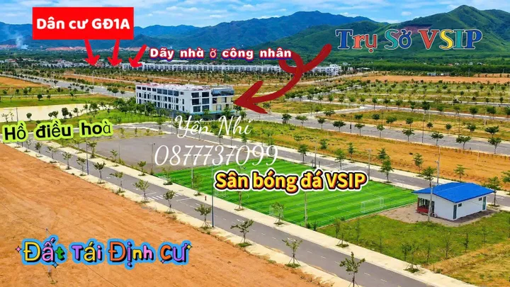 CHỈ 680TR SỞ HỮU ĐẤT TÁI ĐỊNH CƯ VSIP BÌNH ĐỊNH 150-200M2 SỔ SẴN