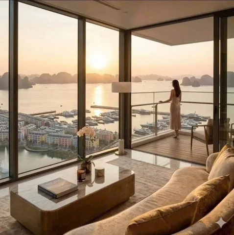 Bán Căn hộ chung cư 32m2 thanh toán sớm 1,8 tỷ dự án Prima Bay hạ long view hồ biển