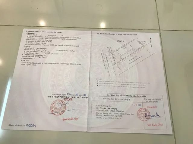 Bán Nhà Mặt Tiền 94D2 Phùng Văn Cung, Phường 7, Quận Phú Nhuận