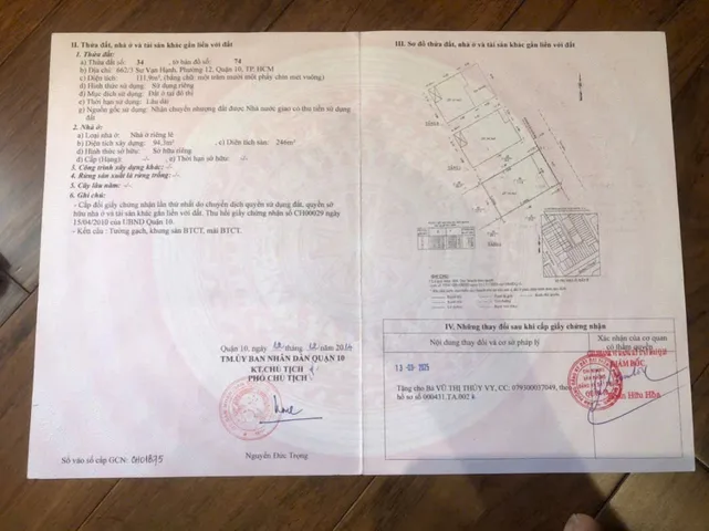 Bán Nhà Hẻm 662/3 Sư Vạn Hạnh, Phường 12, Quận 10