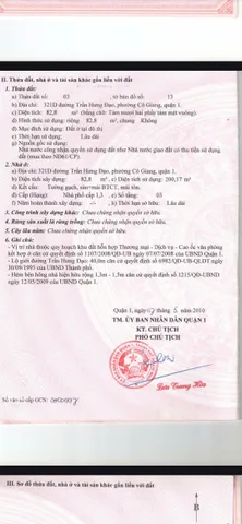 Bán Nhà Mặt Tiền 321D TRẦN HƯNG ĐẠO, P. Cô Giang, Quận 1