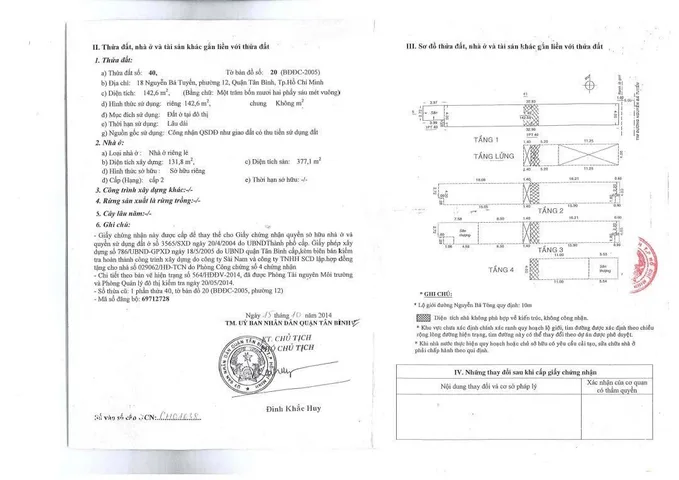Bán Nhà Mặt Tiền 18 Nguyễn Bá Tuyển, P. 12, Q. Tân Bình