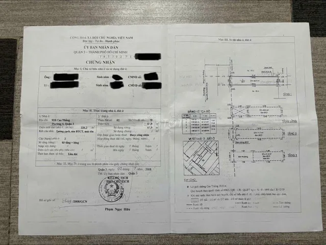 Bán Nhà Mặt Tiền 92B Cao Thắng, Phường 4, Quận 3