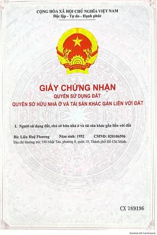 Bán Nhà Mặt Tiền 4A Thái Thị Nhạn, P. 10, Q. Tân Bình