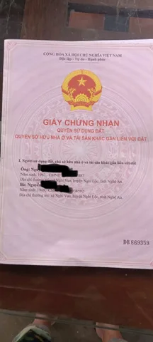 Bán Đất 474.7m2 có sẵn 474.7 m2 thổ cư giá 5.5 tỷ tại Xã Nghi Vạn Huyện Nghi Lộc Nghệ An