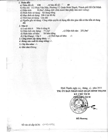 Bán Nhà Mặt Tiền 112 Phan Văn Hân, P17, Bình Thạnh