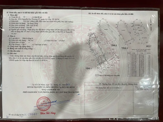 Bán Nhà Hẻm 93/6 Nguyễn Du, P. 7, Q. Gò Vấp