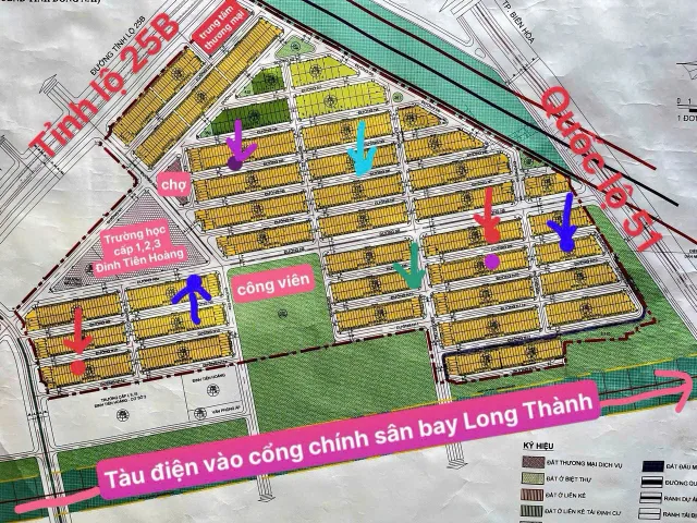 Cần bán gấp 10 lô vị trí đẹp:N4, N5, N6, N7, N9, đường 32m, lô góc 2MT gần chợ KDC An Thuận sân bay Long Thành