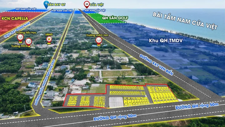 Bán Đất 120m2 có sẵn 120 m2 thổ cư giá 599 triệu tại - Chọn - - Chọn - Xã Nam Cửa Việt Quảng Trị