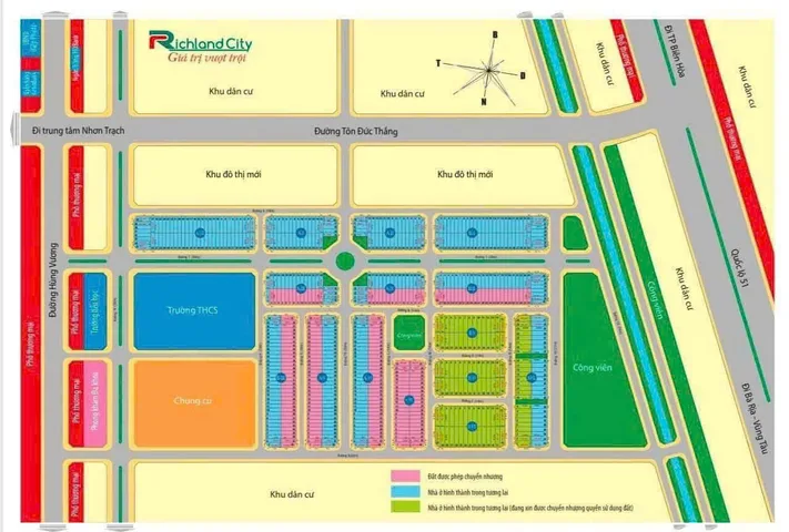 bán gấp 1 lô richland Hiệp Phước- Nhơn Trạch trục chính buôn bán đối diện Công viên giá ngộp rẻ hơn trị trường 200 triệu