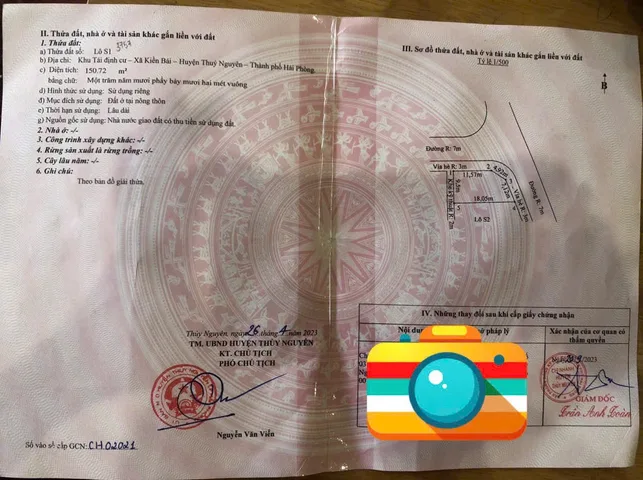 08.2026.Bán Đất 150m2 giá 8.5 tỷ tại Kiền Bái . liên hệ 0362558882