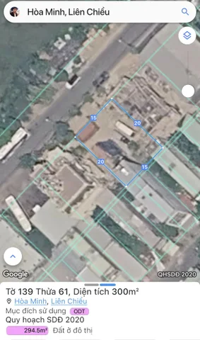 🔴 Bán Đất 300m2 ( 15x20m ) Đường Phước Lý 16, Liên Chiểu - Giá 20 tỷ