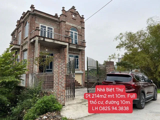 Giá Quá Tốt! Biệt Thự 3 Tầng 215m² – Full Thổ Cư Chỉ 3,5 Tỷ