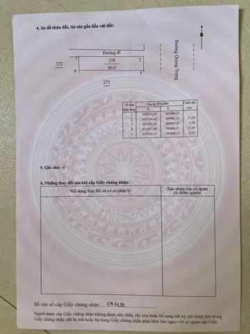 Bán Đất 60m2 có sẵn 60 m2 thổ cư giá 6.5 tỷ tại Phường Lê Hồng Phong Thành phố Quảng Ngãi Quảng Ngãi