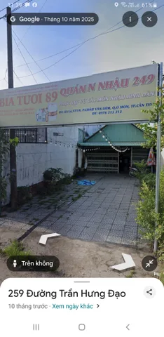 Bán đất thổ cư mặt tiền đường Trần Hưng Đạo, Phường Châu Văn Liêm